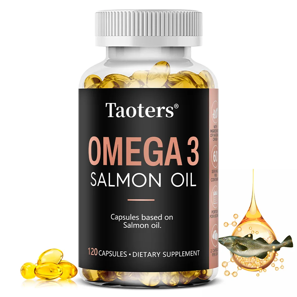 High-Potency Omega 3 Fish Oil - EPA & DHA, Heart, Brain & Joint Support for Men & Women, Non-GMO, Gluten-Free, 120 Softgels