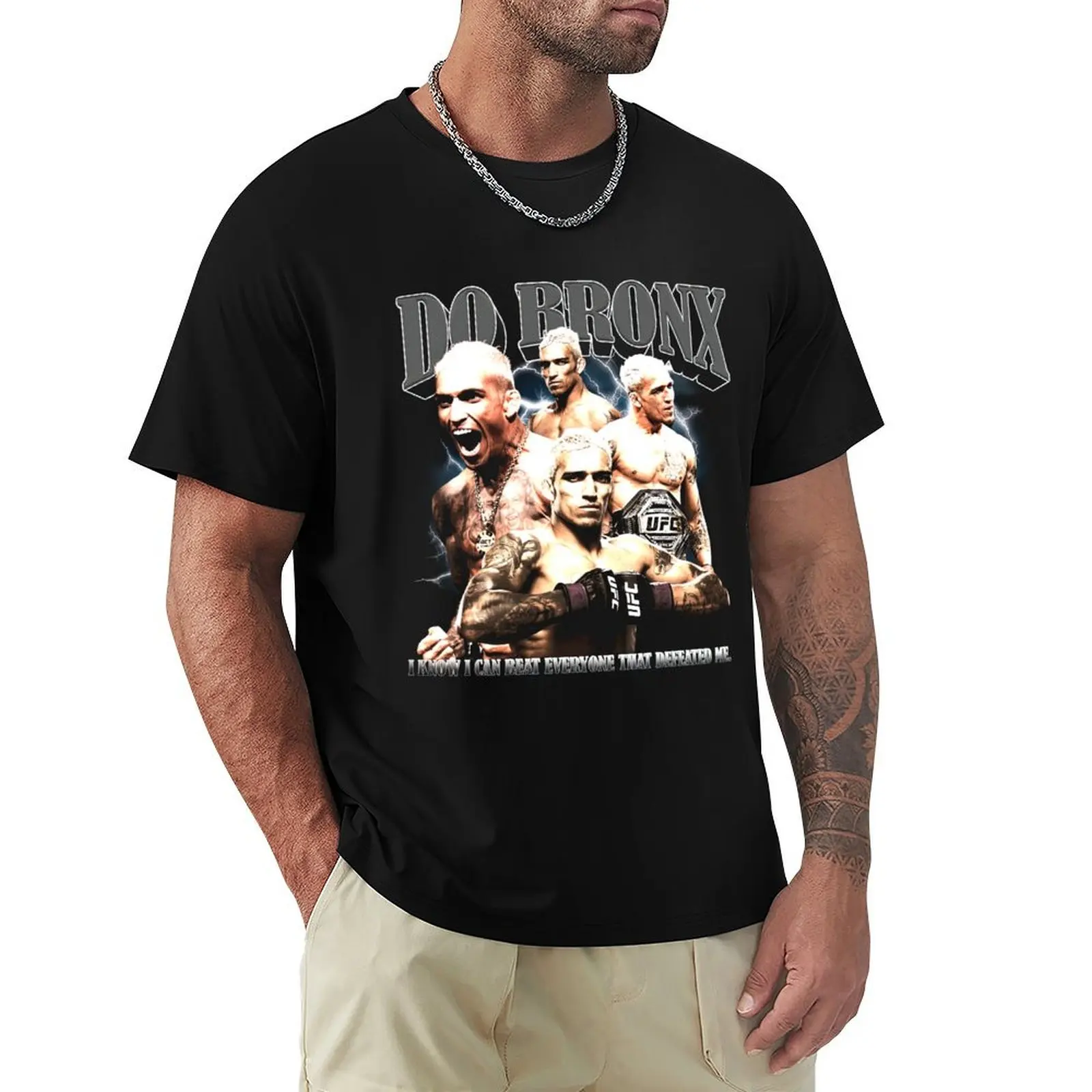 

Do Bronx Vintage T-Shirt Simple Line Art Print Tee
