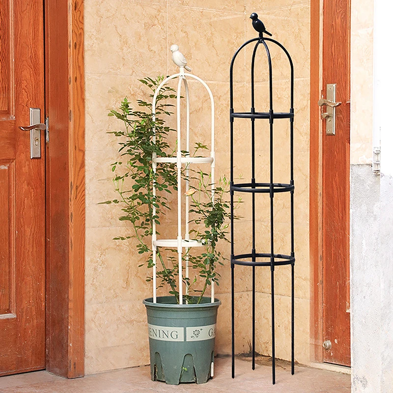 

DIY Flower Vine Climbing Plant Bracket Garden Tomato Planter Bracket Plant Booster Planter Protector Stand