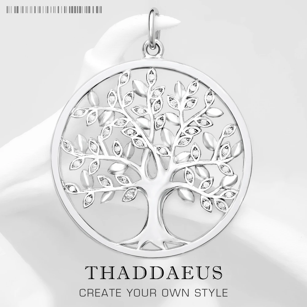 

Pendant Tree Brand New Fashion Romantic Jewelry Europe Accessories 925 Sterling Silver Nature Gift For Women