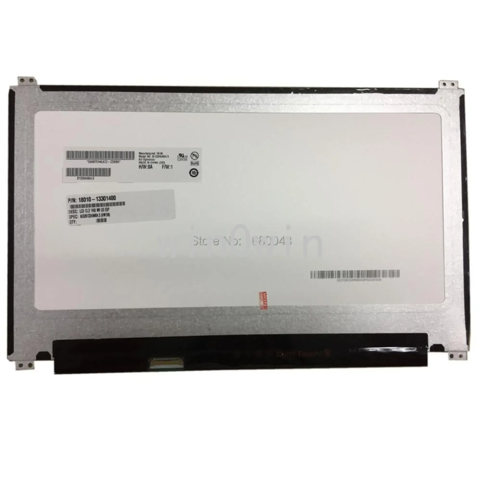 B133HAN04.5 fit B133HAN02.1 B133HAN02.7 13.3 Slim 30PIN eDP 1920X1080 up+down screw holes LED LCD SCREEN