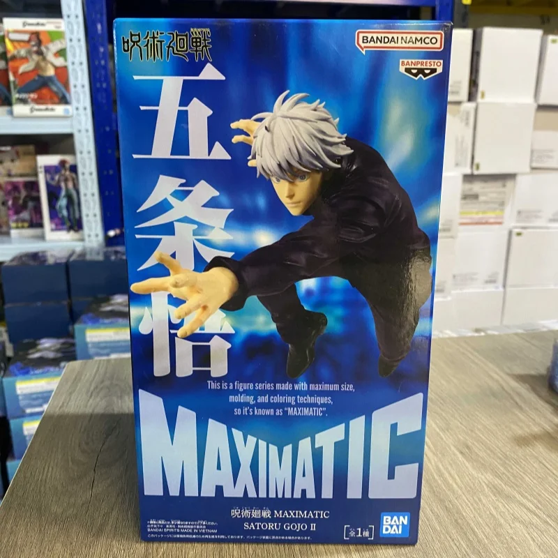 

Оригинальная в наличии модель Banpresto Maximatic Jujutsu Kaisen Satoru Gojo Ii фигурка аниме фигурка подарки на день рождения игрушки