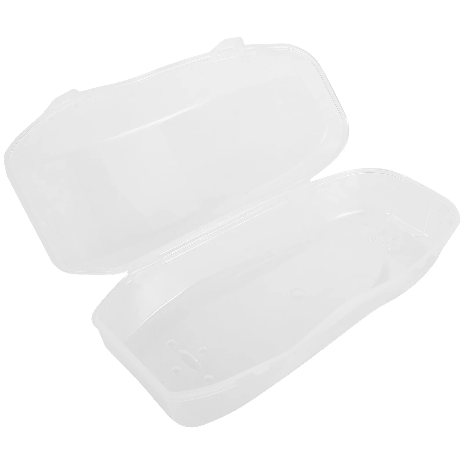 

3Pcs Goggle Protector Case Transparent Shock Resistant Ventilated Suitable Small Large Frame Swimming Eyewear Protection