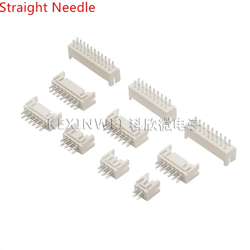 20PCS 2.0MM PHD Double Row 2X2/3/4/5/6/7/8/9/10/12/16 Pin PHD2.0 Connector Straight / Curved Needle Plug Male / Female / Crimps