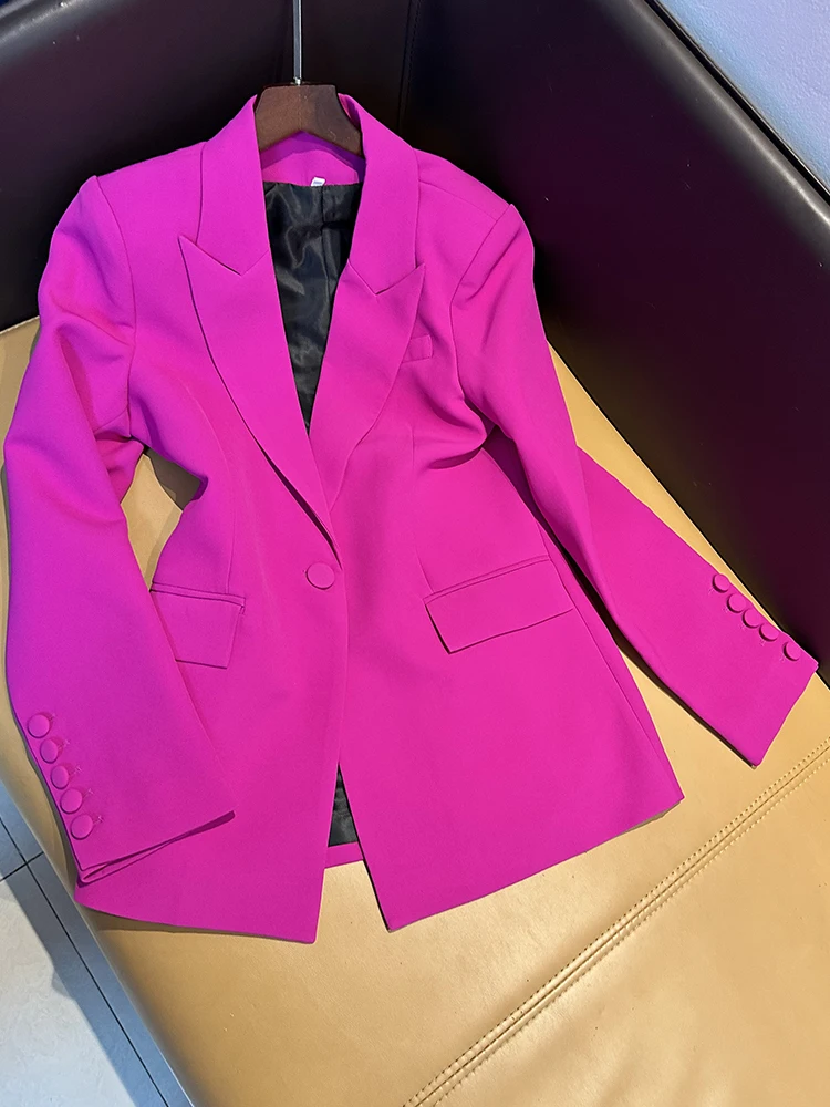 Clearance Sale Price Blazer S-XXXL Red White Black Purple Fashion Women's Blazer Outfit