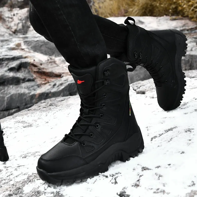 الرجال دراجة نارية الأحذية التكتيكية الدانتيل يصل النساء الجيش الدافئة مريحة تسلق حذاء للسير مسافات طويلة أفخم للجنسين أحذية الصيد جودة عالية #3