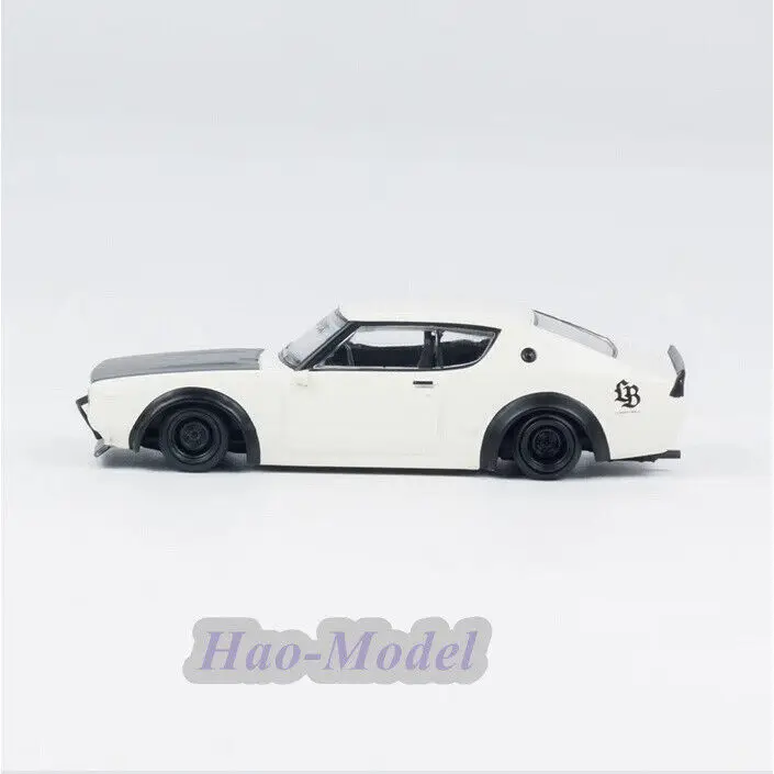 MINIGT 1/64 For Nissan Skyline Kenmeri Liberty Walk Car Model Alloy Diecast Simulation Birthday Gift Hobby Display Collection