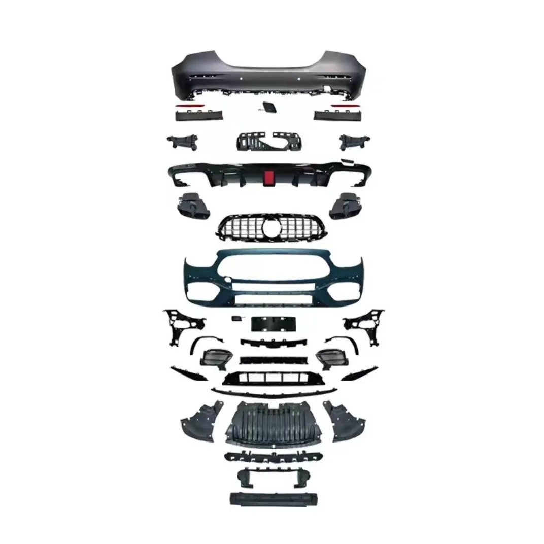 

Car Body Kit Car Parts Front Bumper Rear Bumper for Mercedes benz for E Class W213 E260 E300 2021-2022 to E63S AMG Rear Diffuser