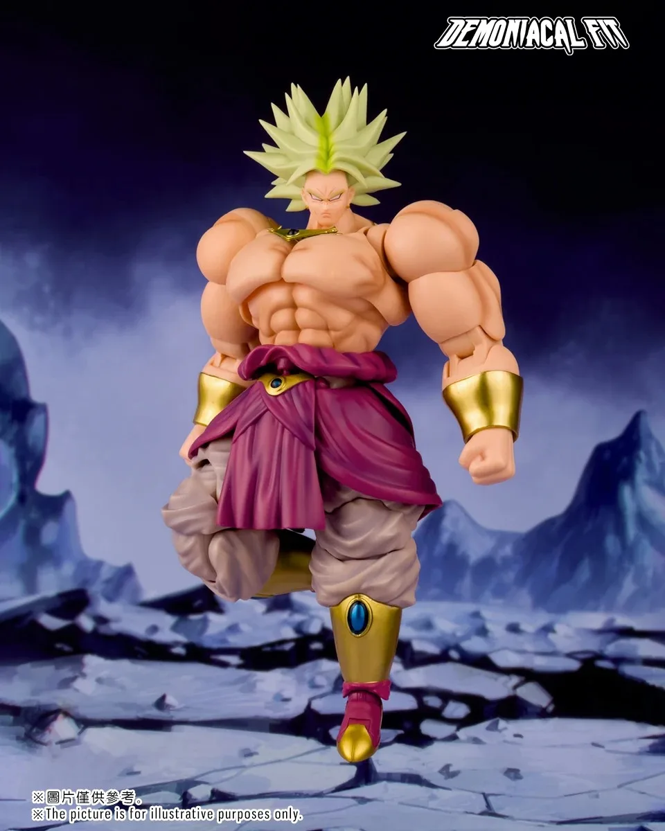 Demoniacal fit shf dragon ball broly aciton figura modelo kit lendário berserker espaço choque figura dbz coletar boneca brinquedos presentes
