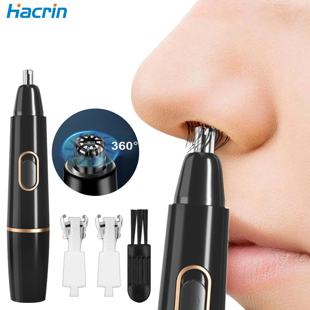 

Nose Hair Trimmer Electric Trimmer for Men Nose Hair Removal Painless Nose Trimmer for Nose and Ears Hair Clipper Nose Remover