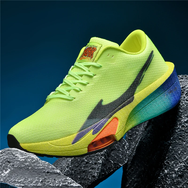 2026Men's Cushioning Running Shoes Lightweight Athletic Casual Sneakers Male Non-Slip Sports Shoes Outdoor Travel Walking Shoes