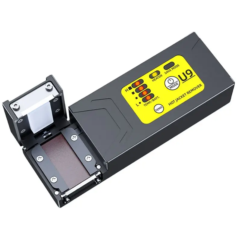 

New!U9 Fiber Thermal Stripper Efficient Heated Wire Stripping Tool For Ribbon Fiber Includes Lithium Battery Fusion Tool