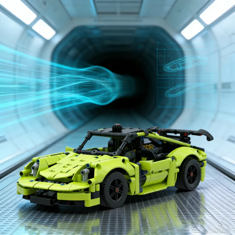 

714pcs MOC Technical Porscheed Model Building Blocks Construction Assemble DIY Christmas Gifts Idea Creative Education Toy Kids