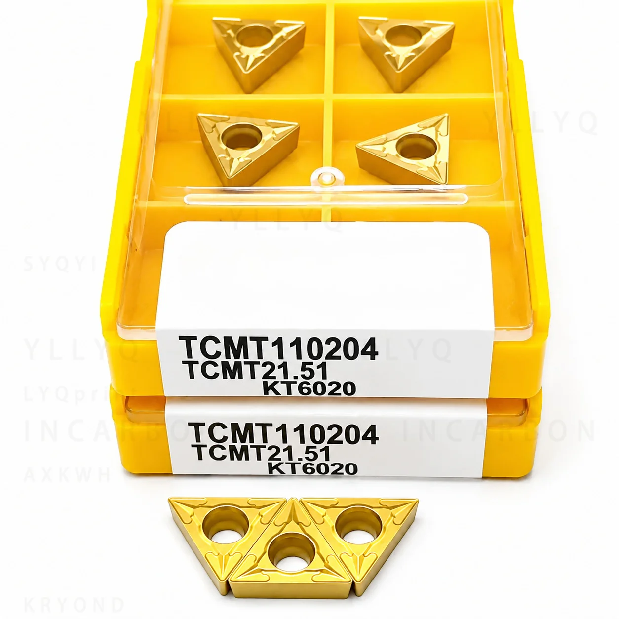 TCMT110204 Carbide Inserts 10PCS CNC Lathe Turning Tool Internal Cutting Insert TCMT110204 Metal Milling Cutter Tool Holder