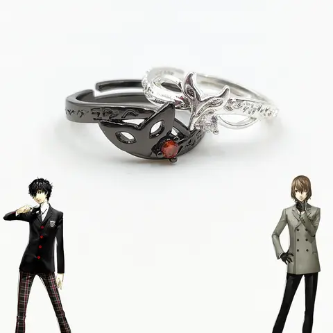 New Fashion Unisex Couple Game Ring Cosplay Adjustable Opening Couple Rings Jewelry Accessories Gifts