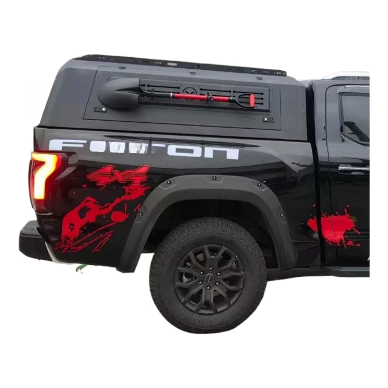 

Retractable Waterproof High-Grade Aluminum Alloy Grandbox Canopy Hardtop 2007-2024 Ford Ranger Camper Shell Toneau Cover for