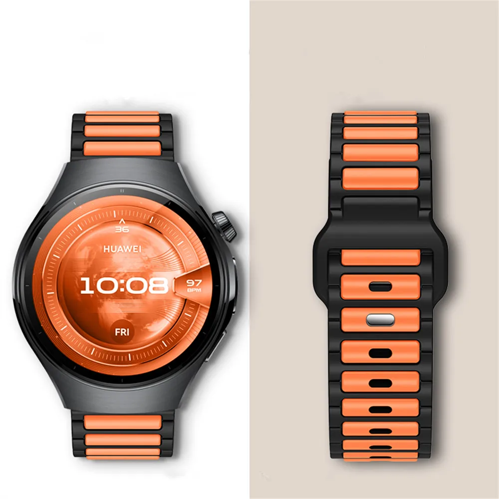 18MM 20MM 22MM ユニバーサル時計バンド Garmin Forerunner 55 158 165 168 245 645 255 265 / Venu 2S 3S 用 テクスチャードシリコンストラップ