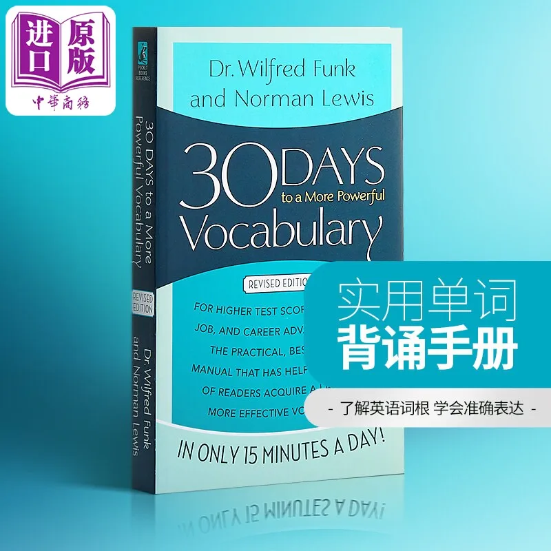 Original English Book 30 Days To A More Powerful Vocabulary English Vocabulary Learning Book ForExam Self Study LanguageLearners