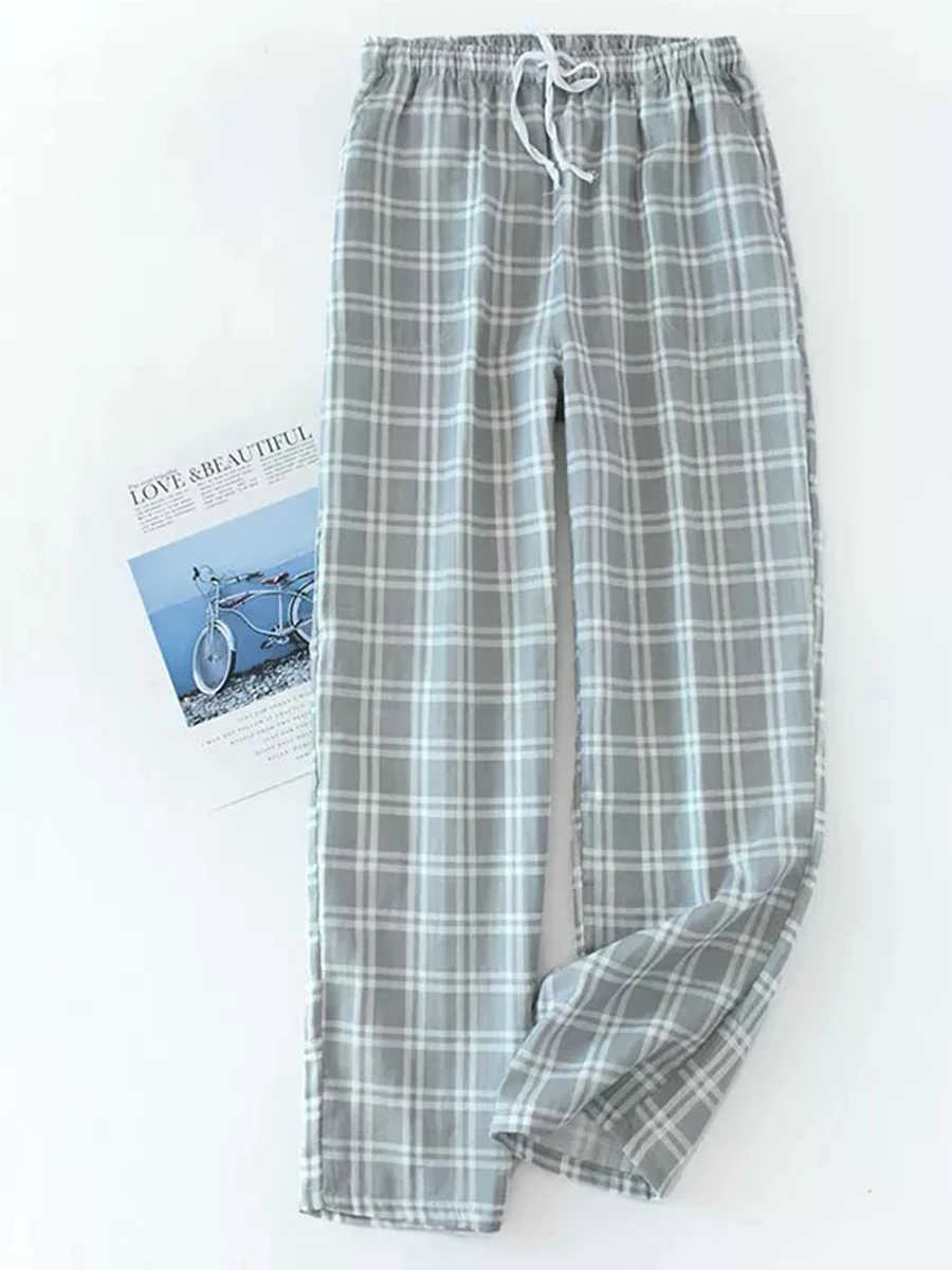 Pajama Pants Men's Autumn and Winter Thin Casual Trousers Summer Men's Spring and Autumn Loose Plus Size Home Pants