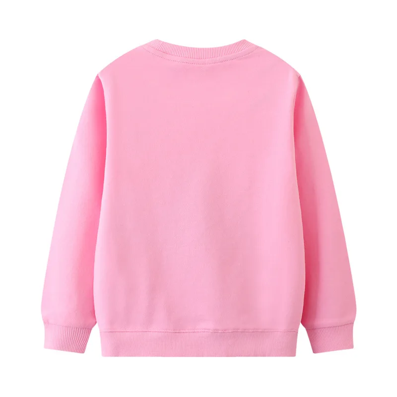 

Children's Fashion Sweatshirt Autumn New Girls' Long Sleeve Sweatshirt Base Shirt Fashionable Cute Round Neck Kids' Top