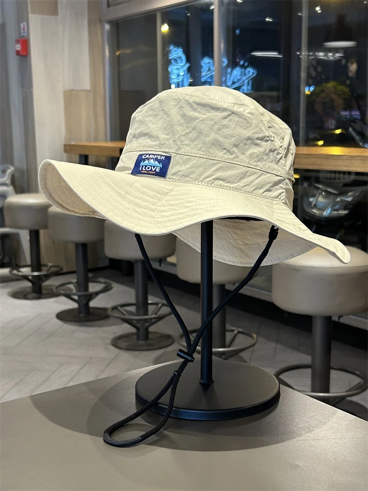 

Summer Quick-Drying Bucket Hat Men's and Women's Outdoor UV-Proof Hiking Alpine Cap Travel Camping Sun Hat
