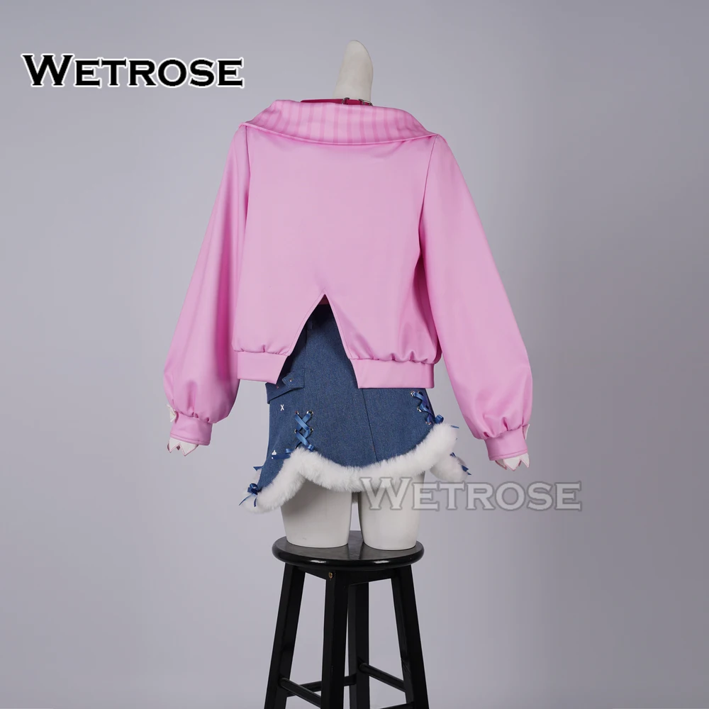 [Wetrose] В наличии Moco Mococo Abyssgard Косплей Костюм Повседневное Платье Hololive Holo Vtuber EN Новый Наряд Повседневная Одежда Пальто Плащ