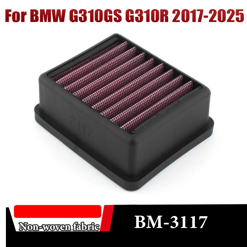 

FOR BMW G310GS G310R 2017-2025 BM-3117 Motorcycle Washable Air Filter G310 GS R 2017 2018 2019 2020 2022 2023 2024 2025
