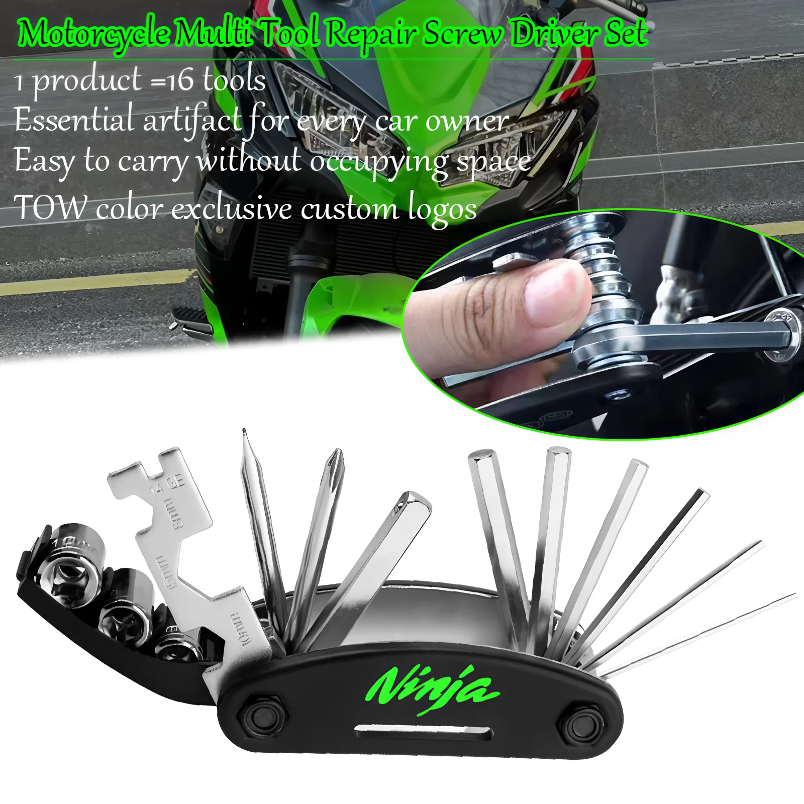 

For Ninja 400 650 300 250 250R ZX14R ZX10R ZX6R 1000 SX H2 ZX7R Z900RS ZX4R R Accessories Motorcycle Tool Repair Screwdriver Set