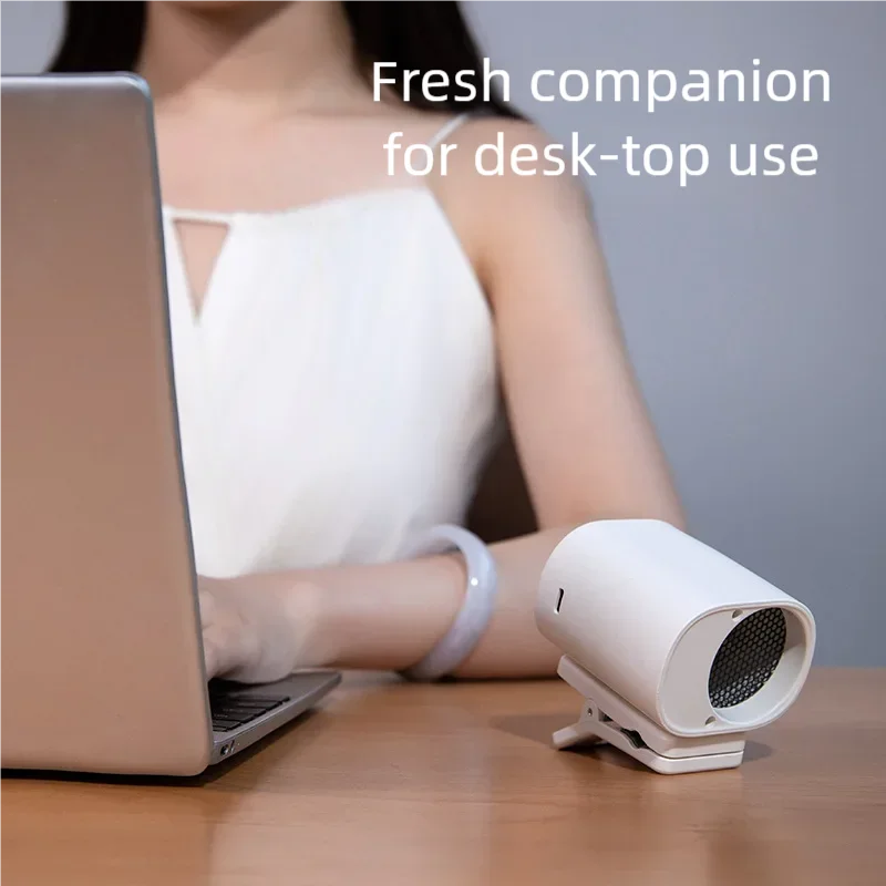 Xiaomi Youpin Clip Fan USB Rechargeable Wearable Powerful Personal Cool Waist Clip Fan Strong Wind High Speed Desktop Fan Home