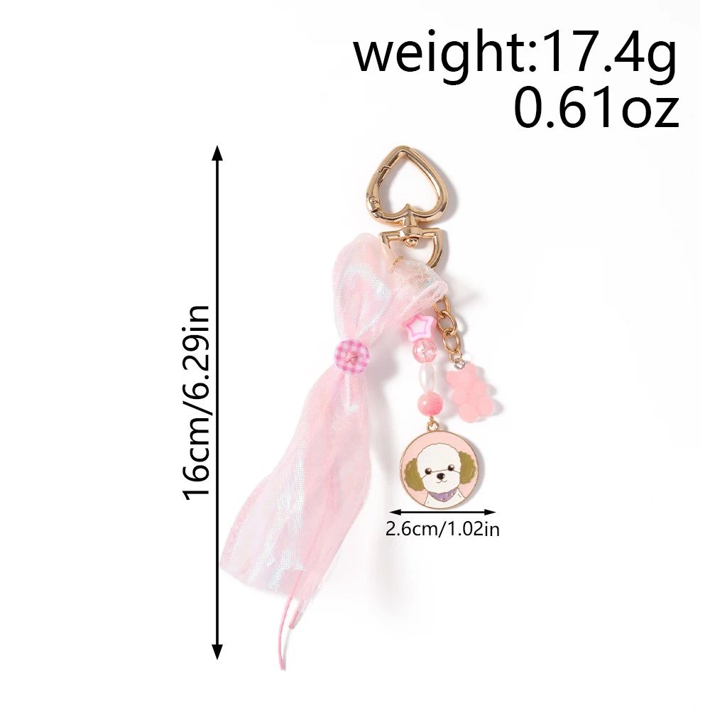 Aihua Satin-Spitzen-Meerjungfrauen-Taschenanhänger, Schlüsselanhänger, modischer Perlen-Muschel-Flaschen-Meerjungfrauen-Schlüsselanhänger, Handtaschen-, Rucksack- und Hosenanhänger, Geschenke – Detail 14