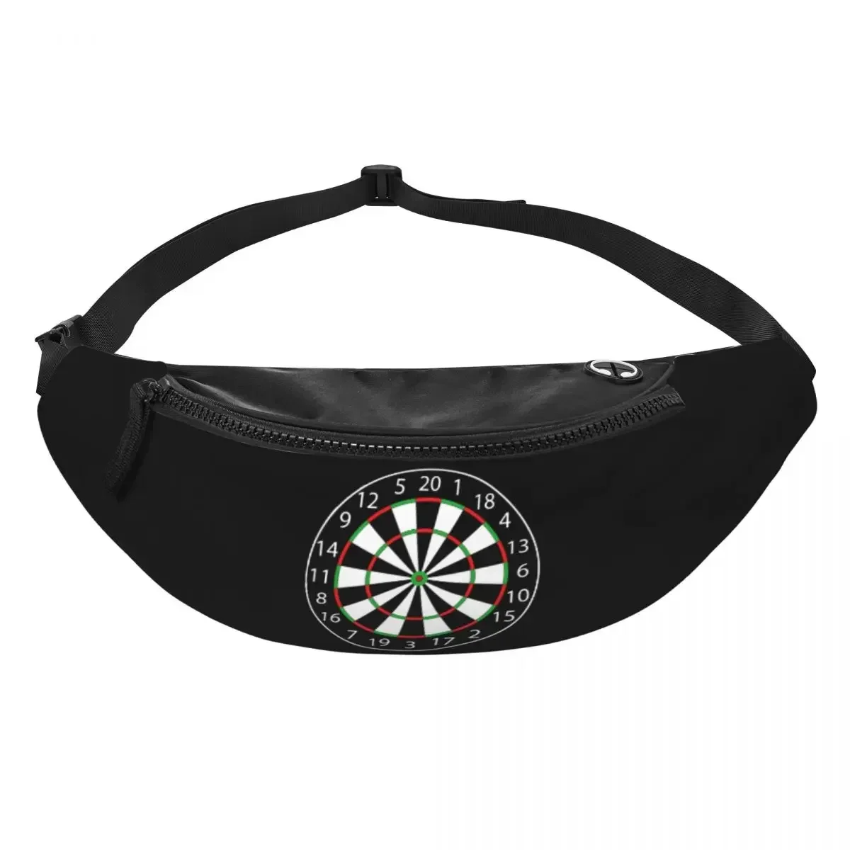 Custom Darts Board Arrow Target Fanny Pack for Men Women Cool Crossbody Waist Bag Travel Hiking Phone Money Pouch