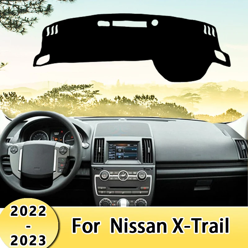 

Car Dashboard Cover Sun Shade Mats Avoid Light Pads Instrument Panel Protective Carpets For Nissan X-Trail 2022-2023