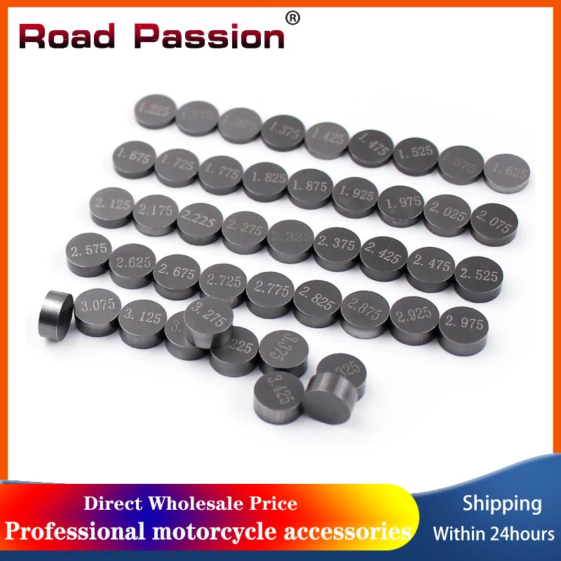 Road Passion 7.48mm 46pcs Motorcycle Adjustable Valve Shims For YAMAHA FZ1 FZR1000 FZR400 FZR600R FZS1000 FZS600 GTS1000A WR250F