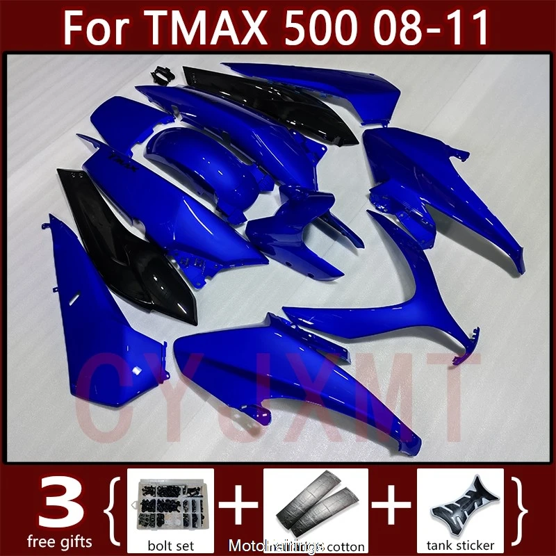 

Motorcycle Plastic Fairings for Yamaha TMAX500 2008 2009 2010 2011 ABS Injection Fairing Kit TMAX 500 08-11 Cowl
