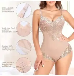 Bodysuit Shapewear Women Full Body Shaper Tummy Control Hip Butt Lifter Corset Slimming Underwear Rompers Womens Jumpsuit