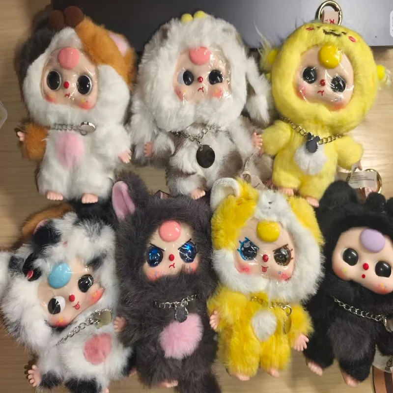 Детские три кота и собаки серии слепая коробка милая креативная плюшевая игрушка-подвеска для кошек и собак для модной слепый коробки серии украшения подарки