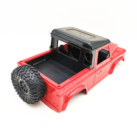 N03R-Plastic Black Car Roof Canopy Replacement Part Cover For MN D90 D91 MN90 MN91 MN99S 1/12 RC Car DIY Body Parts