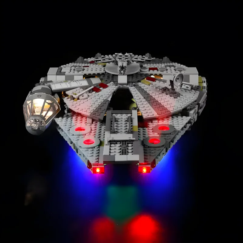 DIY LED Light สําหรับ LEGO 75257 Millennium Falcon Building Blocks อิฐของเล่น (เฉพาะไฟ LED, ไม่มีบล็อกรุ่น)