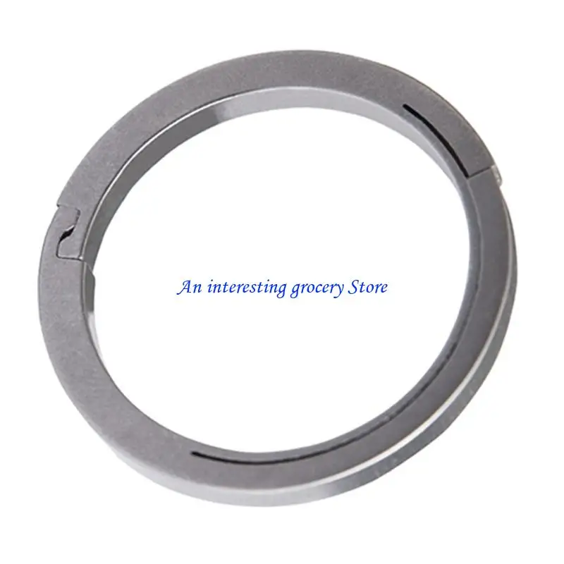 652D Side-Pushing Chain Rings Split Keyring Heavy Duty Alloy Rings for Key Carabiner Flashlight Knife Dog