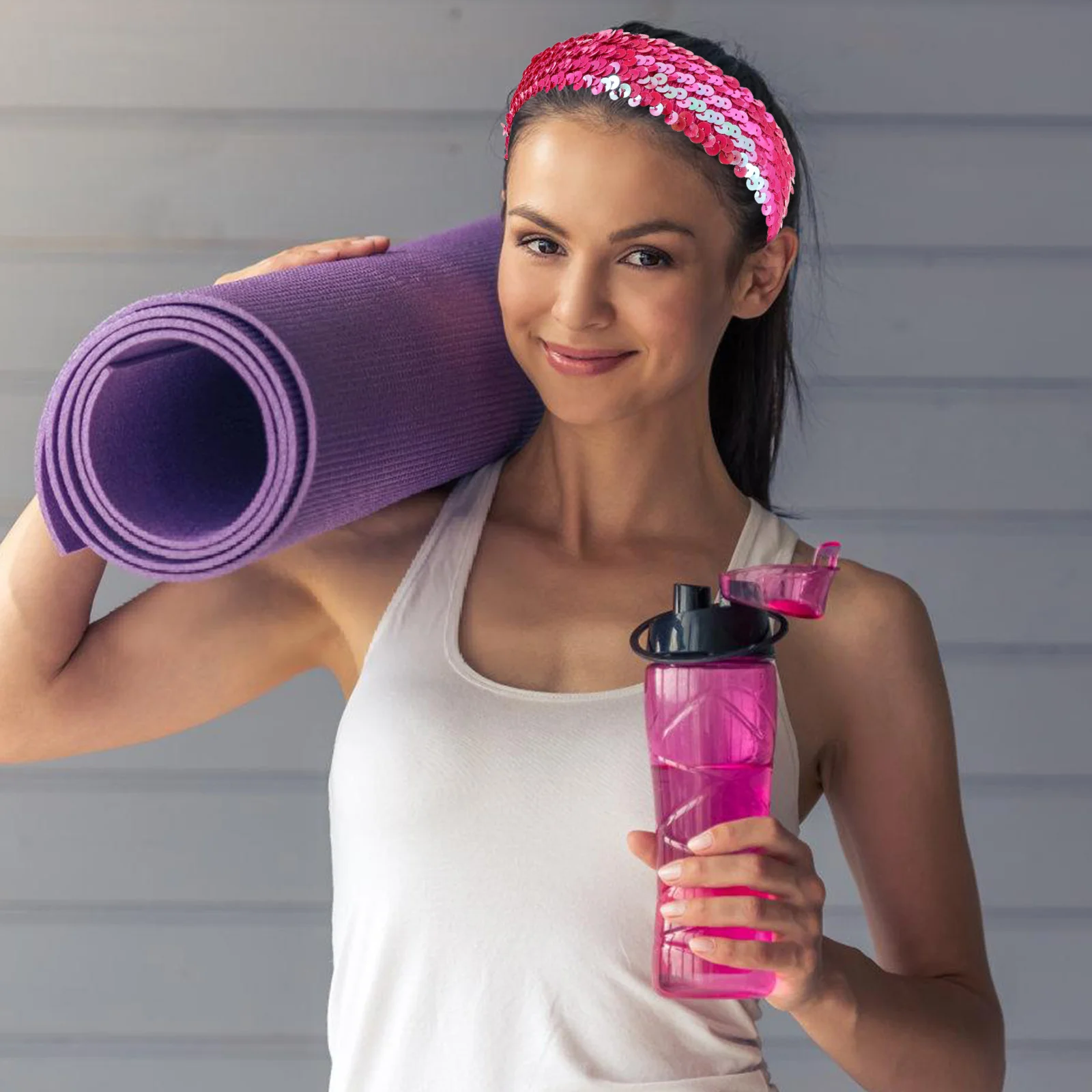 

Повязка на голову с блестками, спортивная повязка на голову с блестками, цвета ярких блестящих повязок на голову, детская красная повязка на голову, креативная