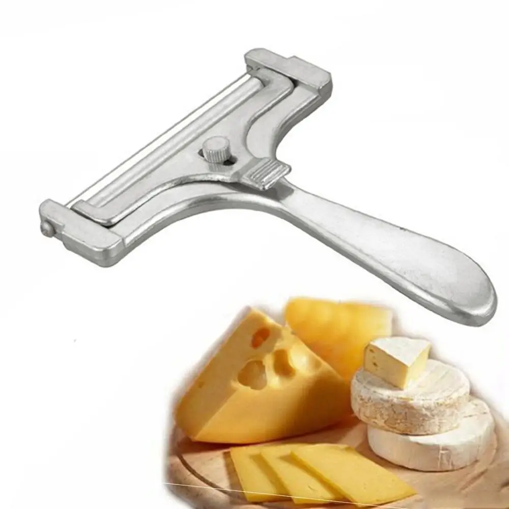 Cheese Butter Cutter 1pc Cheese Slicer Adjustable Grater Planer Aluminum Butter Nonstick Home Kitchen Slicing Tool