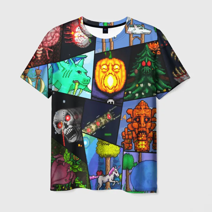 Sandbox Games Terraria T-shirt Male 3D Printed Men Women Short Sleeve T shirts Summer Fashion Popular Kid Tees y2K Tops Clothing