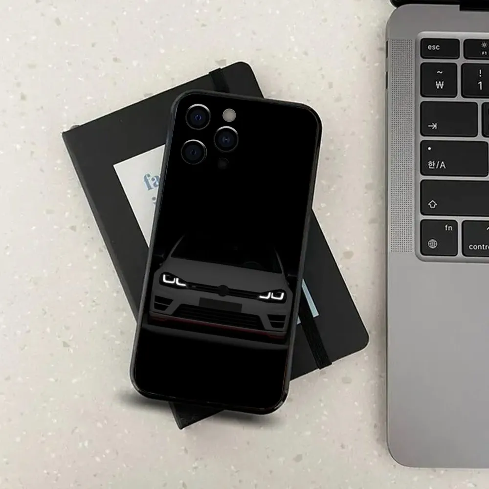 G-Golf-G-GTI Car cool Phone Case For Apple iPhone 15,14,13,12,11,Pro,X,XS,Max,XR,Plus,Mini Soft Black Cover