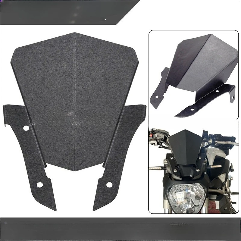

Front Windshield / Small Front Windscreen for Yamaha MT07 (2014-2017 Model Years) - Motorcycle Accessory