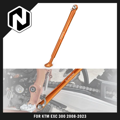 NICECNC para KTM EXC 300 2008-2023 EXC 250 EXCF 350 EXC 450 XCW 300 XCF-W soporte lateral ajustable XC XCF 2008-2022