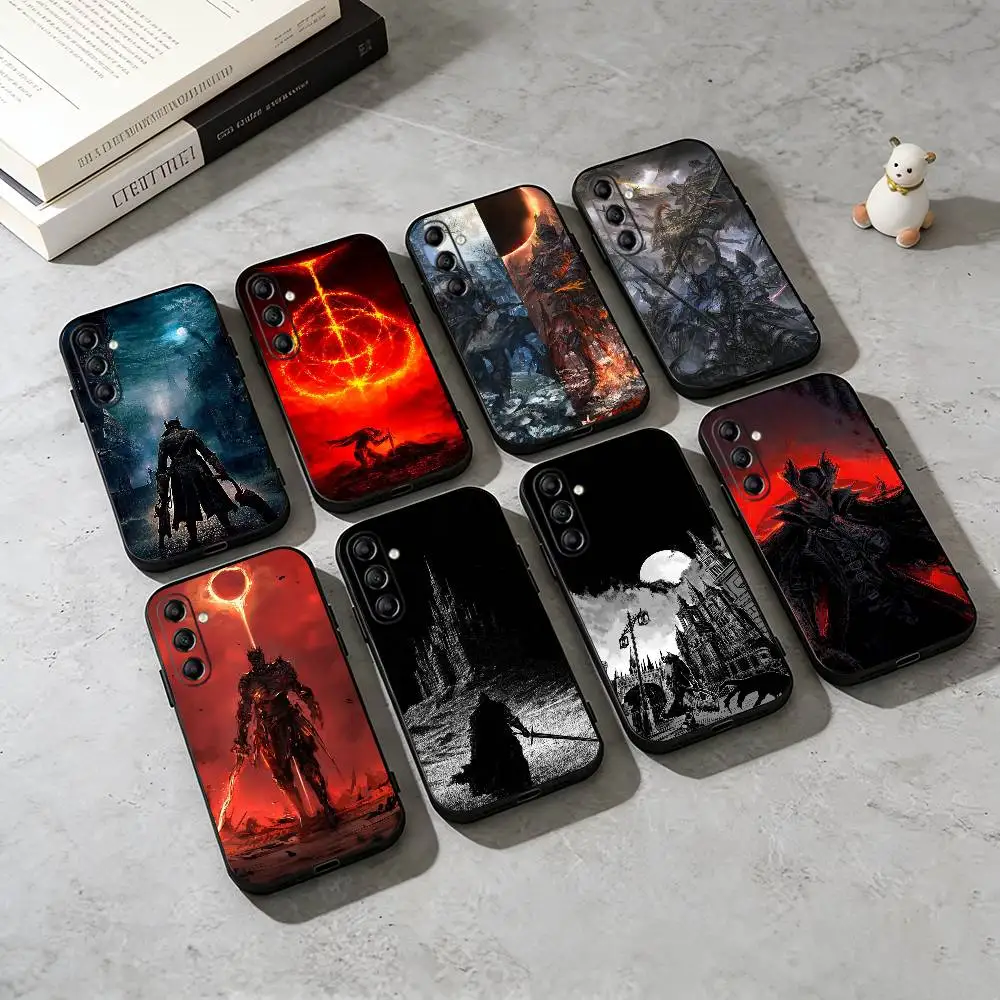 Game B-Bloodborne Dark Souls  Phone Case For Samsung Galaxy A73,A72,A71,A70,A53,A52,A51,Others Soft Black Cover