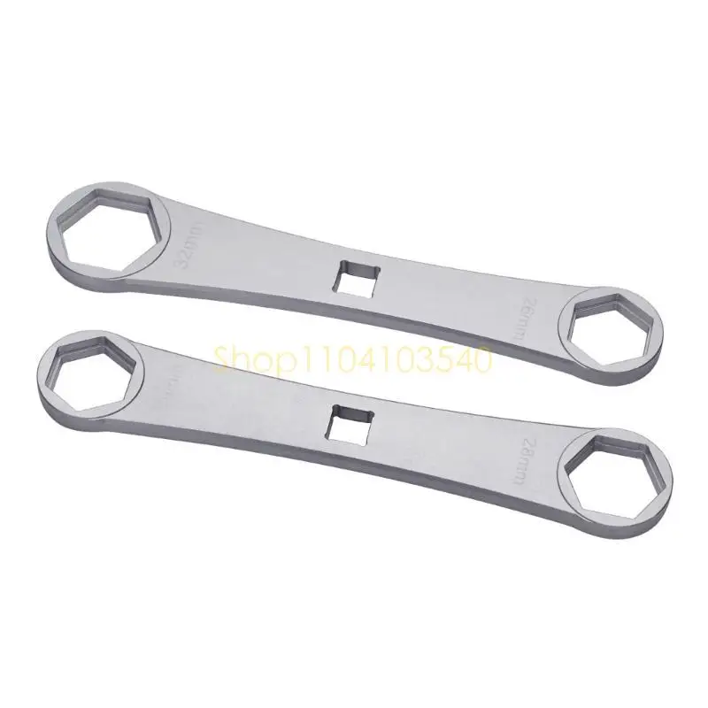 

02DC Bike Suspension Fork Wrench Aluminum Alloy Top Spanner Remover Tool