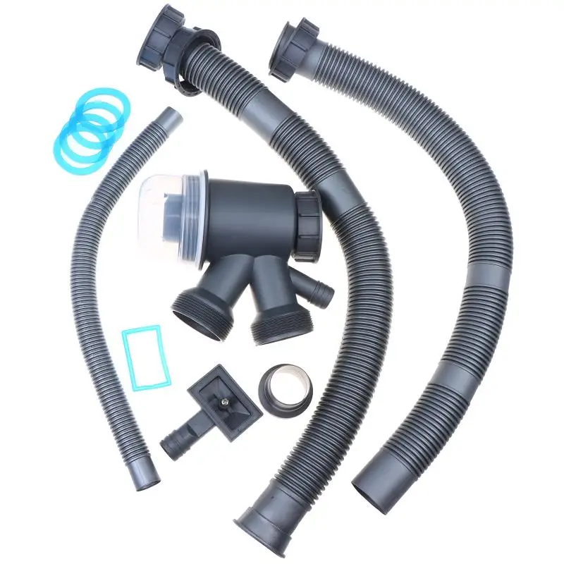 Doppelwaschbecken-Abfluss für die Küche, Abflussrohr-Set, Küchenzubehör, Insekt- und geruchsdichter Abfluss, Küchenzubehör – Detail 3