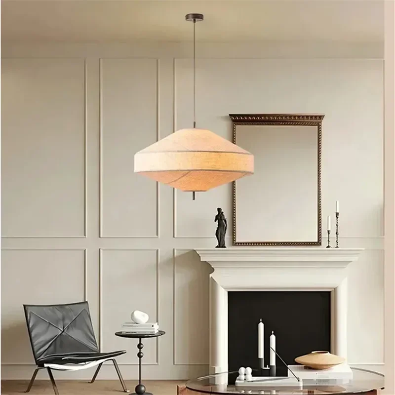 Wabi Sabi Handwoven Rattan Pendant Light Boho Natural Fiber Shade for Kitchen Restaurant Dining Table Living room LED Chandelier