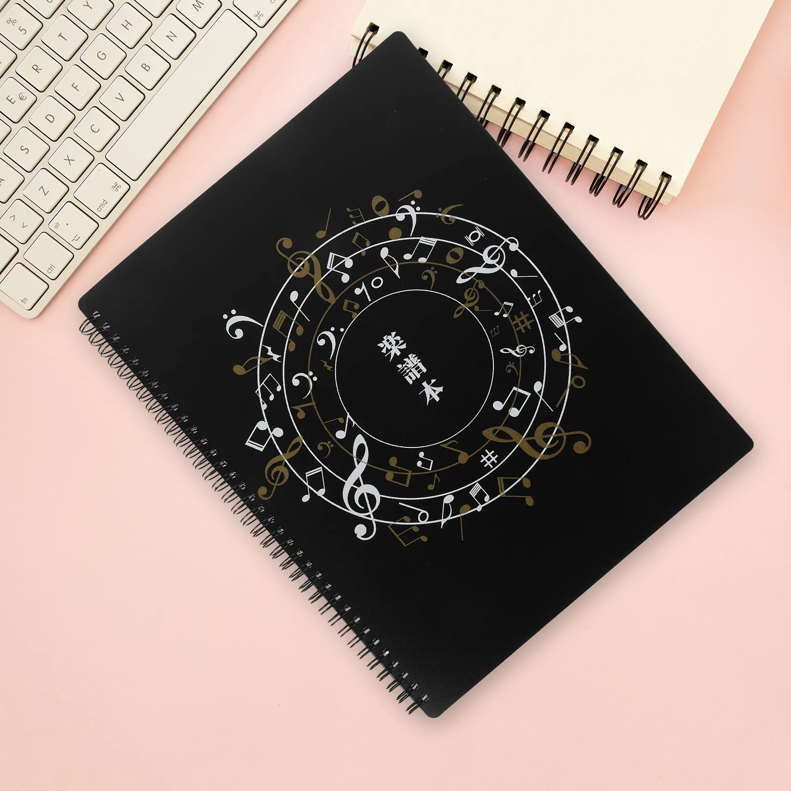 A4 Music Sheet Binder Nonreflective Folder for Piano Practice Performance Classroom Writable Holder
